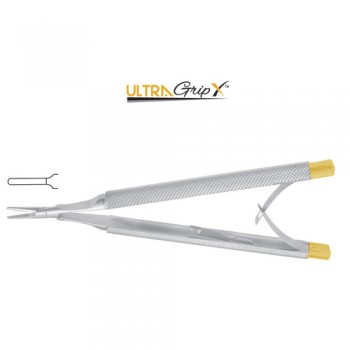 UltraGripX™ TC Castroviejo Micro Needle Holder Smooth Jaws - With Lock Stainless Steel, 18.5 cm - 7 1/4"